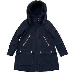 J Crew Wool Coat Size 0 Petite NEW